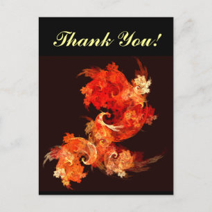 Dancing Firebirds Thank You Postcard