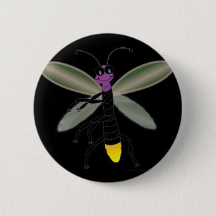 Dancing Firefly 6 Cm Round Badge