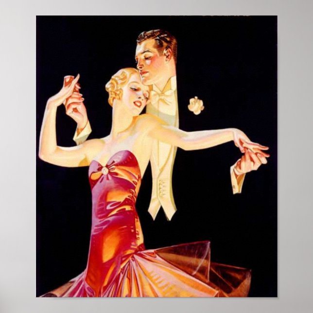 Dancing Flapper Poster (Front)