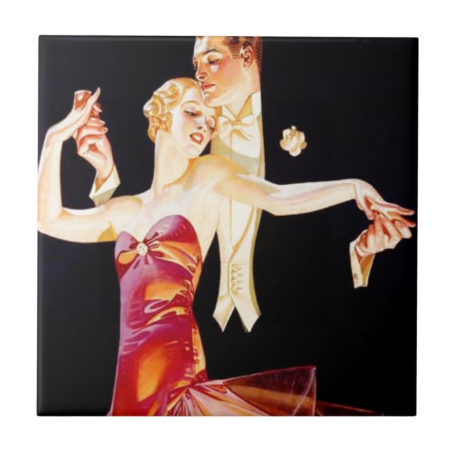 Dancing Flapper Tile (Front)