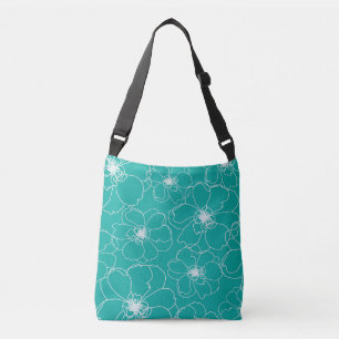 Dancing Flowers Crossbody Bag