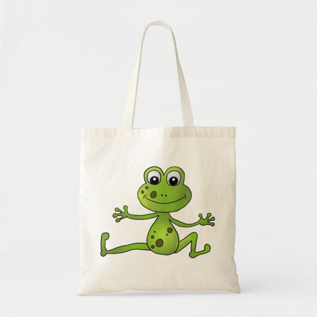 dancing frog tote bag (Front)