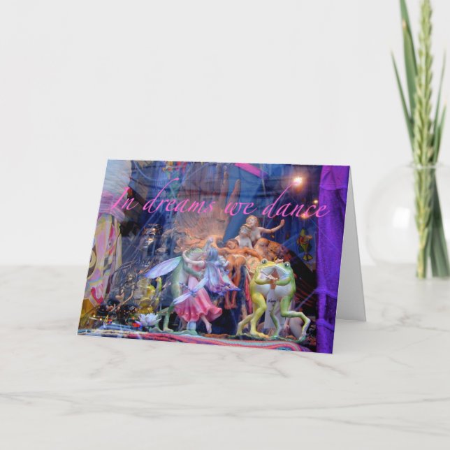 Dancing Frogs Greeting Card (Front)