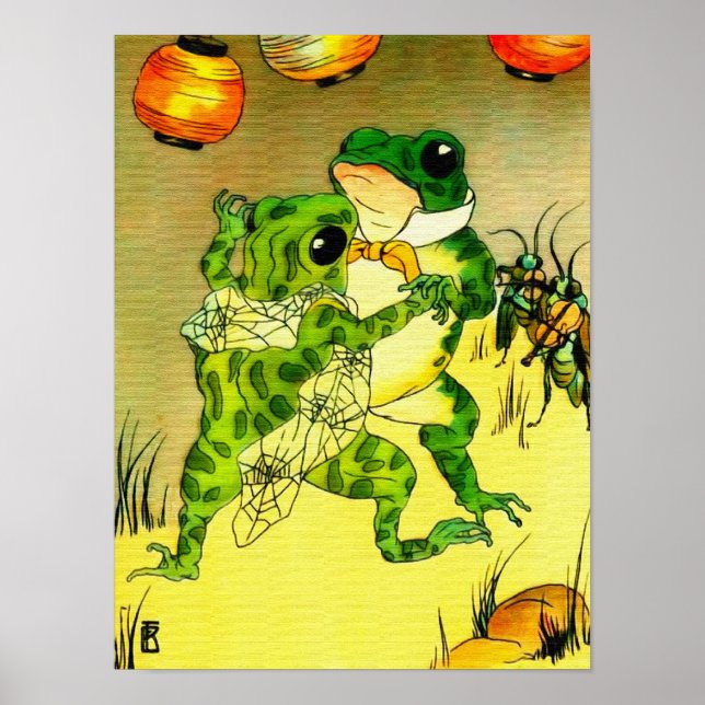 Dancing Frogs Poster (Front)