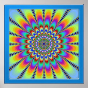 Dancing Fugacious Blossoms Poster