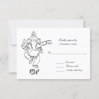 Dancing Ganesh | Indian Wedding RSVP