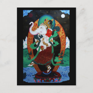 Dancing Ganesh Postcard