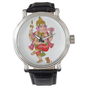 Dancing Ganesha Clock Watch