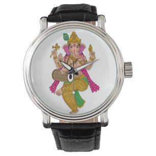 Dancing Ganesha Clock Watch
