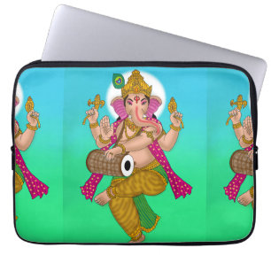 Dancing Ganesha Laptop Cover