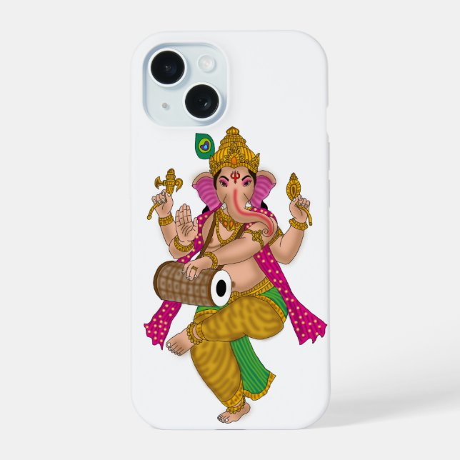 Dancing Ganesha Phone Cover (Back)