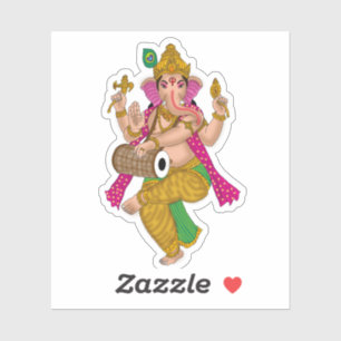 Dancing Ganesha Sticker