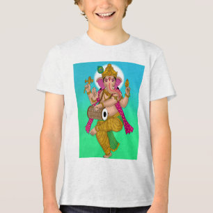 Dancing Ganesha T-Shirt Tri-Blend Shirt