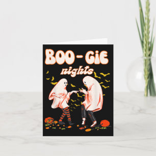 Dancing Ghost With Pumpkin Halloween Women's Graph Card