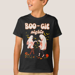 Dancing Ghost With Pumpkin Halloween Women's Graph T-Shirt