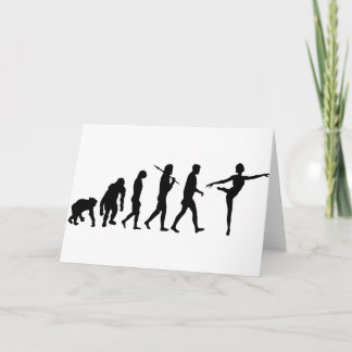 Dancing gifts for ballet and modern dancers card