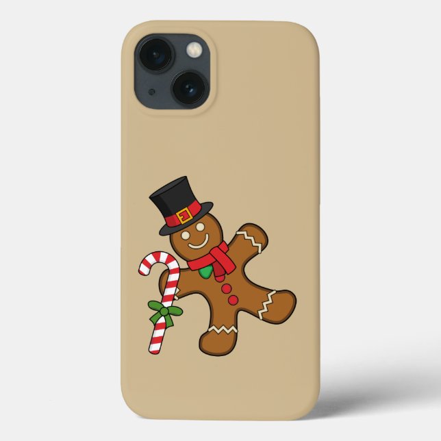 Dancing Gingerbread Man Case-Mate iPhone Case (Back)