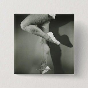 Dancing Girl 15 Cm Square Badge