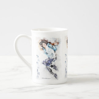 Dancing Girl 2  Bone China Mug