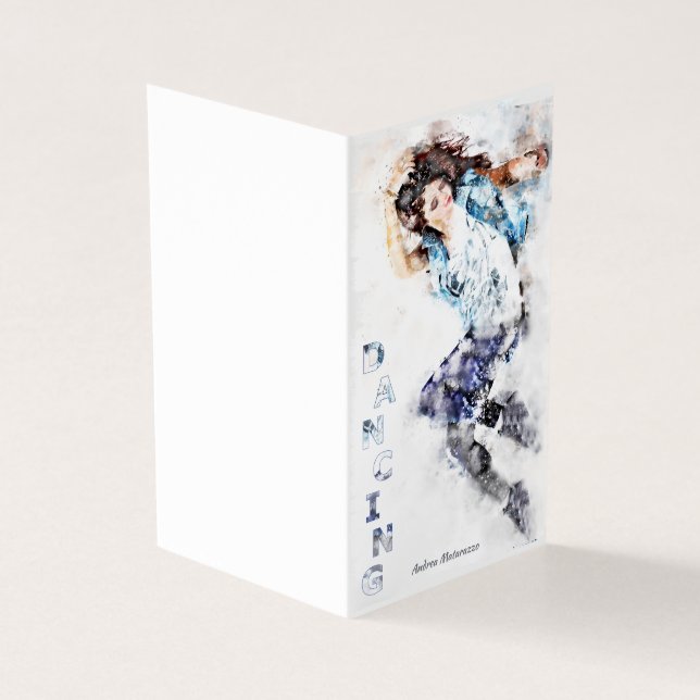 Dancing Girl 2 Card (Outside)