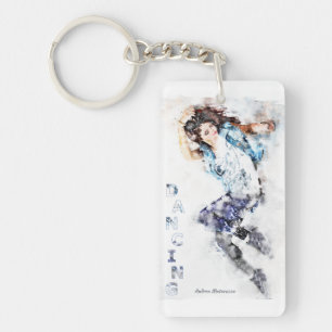 Dancing Girl 2 Key Ring