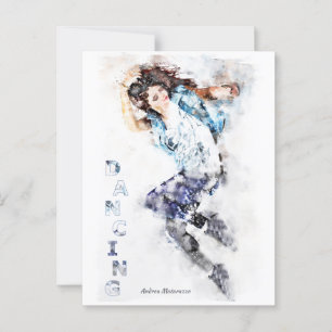Dancing Girl 2 Postcard