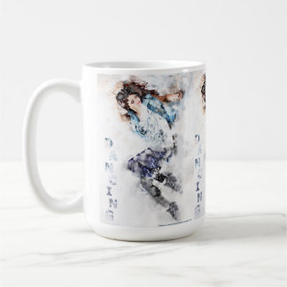 Dancing girl coffee mug