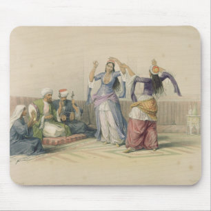 Dancing Girls at Cairo, from 'Egypt and Nubia' Mouse Mat