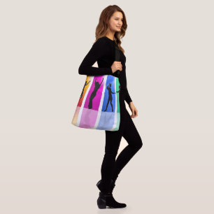 Dancing girls crossbody bag