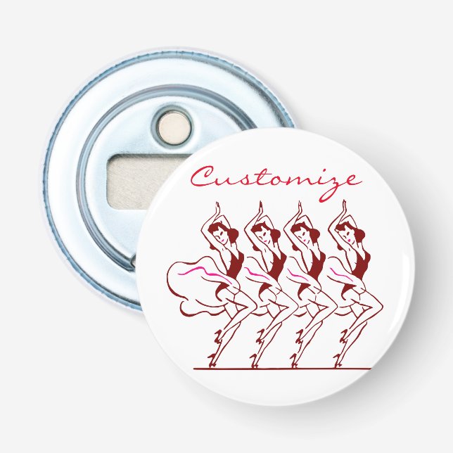 Dancing Girls Thunder_Cove Bottle Opener (Front)