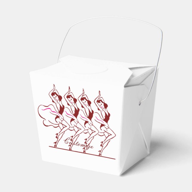 Dancing Girls Thunder_Cove Favour Box (Front Side)