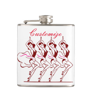 Dancing Girls Thunder_Cove Hip Flask