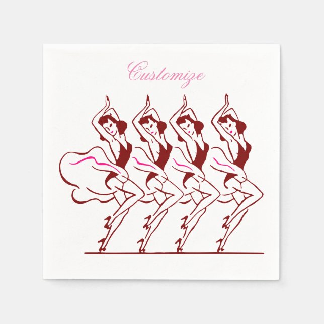Dancing Girls Thunder_Cove Napkin (Front)