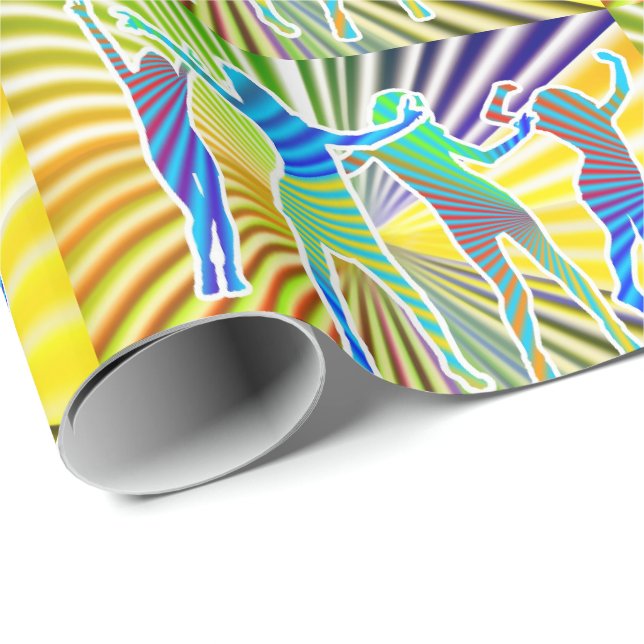 Dancing Girls Wrapping Paper (Roll Corner)