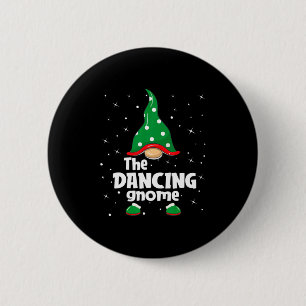 Dancing Gnome Family Matching Christmas Funny Paja 6 Cm Round Badge