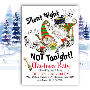 Dancing Gnomes Christmas Invitation