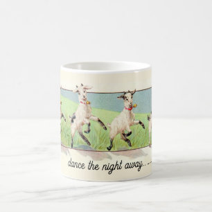 Dancing Goats Illustrated Coffee Mug