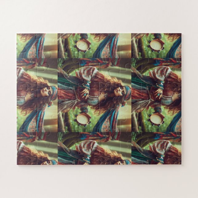 DANCING GYPSI  JIGSAW PUZZLE (Horizontal)