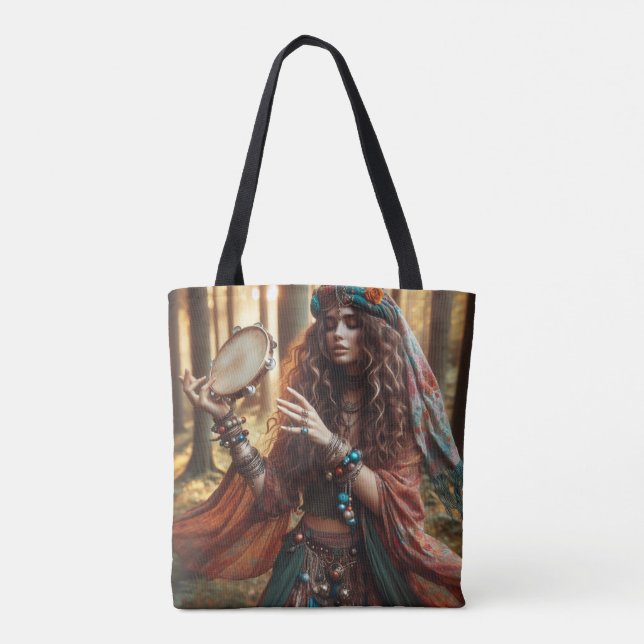 DANCING GYPSI  TOTE BAG (Back)