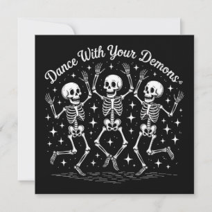 Dancing Halloween Skeletons