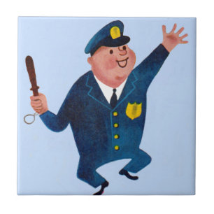 dancing happy cop tile
