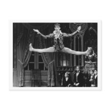 Dancing Harlequin Postcard