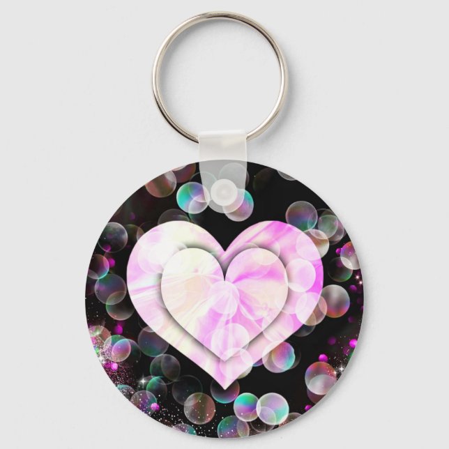 Dancing Heart Key Ring (Front)