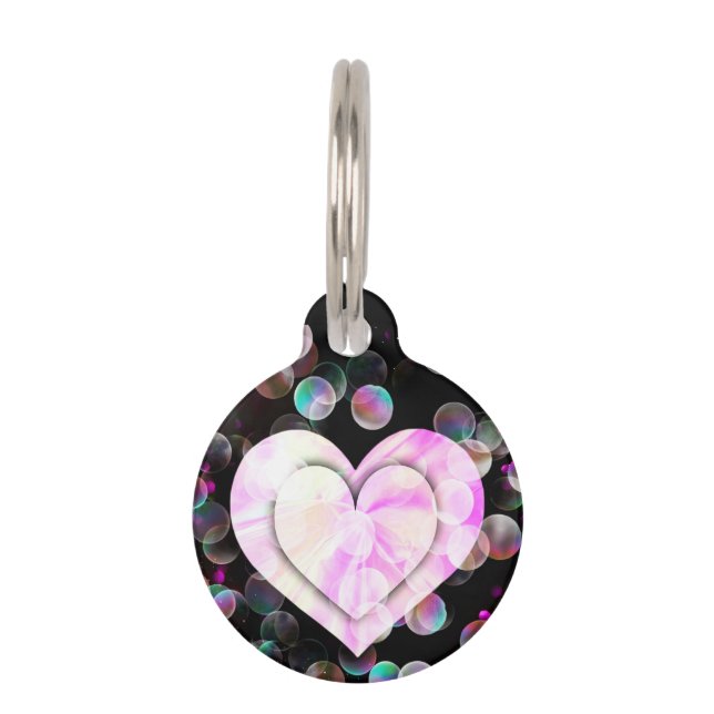 Dancing Heart Pet Tag (Front)