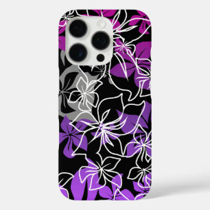 Dancing Hibiscus Hawaiian Blend Floral Magenta iPhone 16 Pro Case
