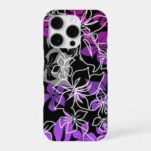 Dancing Hibiscus Hawaiian Blend Floral Magenta iPhone 16 Pro Case