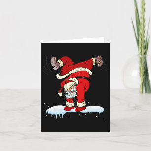 Dancing Hip Hop Santa Claus Xmas Christmas Party  Card