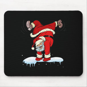 Dancing Hip Hop Santa Claus Xmas Christmas Party Mouse Mat