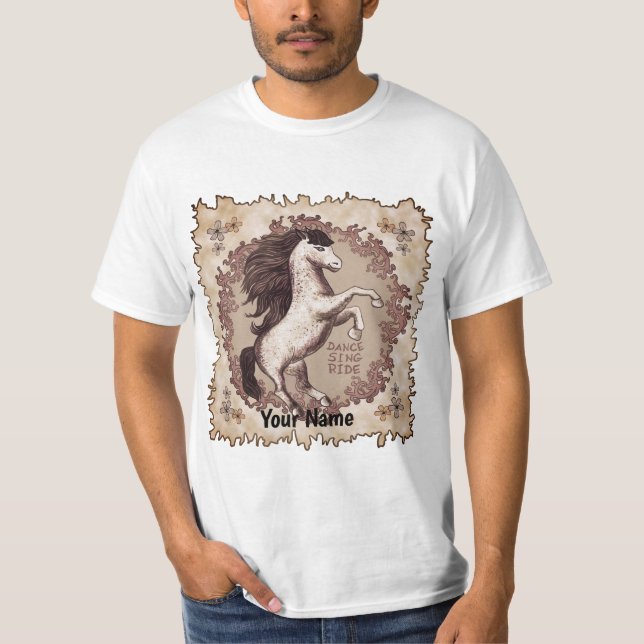 Dancing Horse T-Shirt (Front)