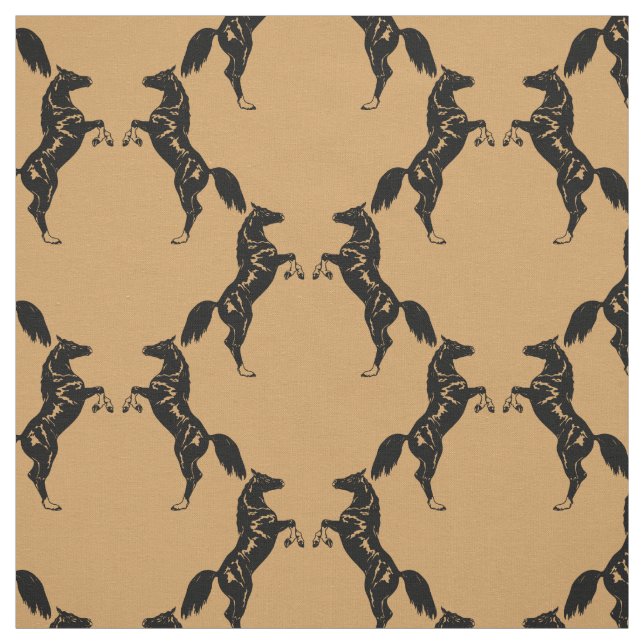 Dancing Horses Fabric (Swatch)